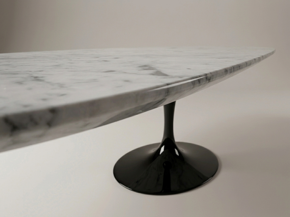 Mesa Nobile — imagem conceitual 3 da peça em Mármore Carrara